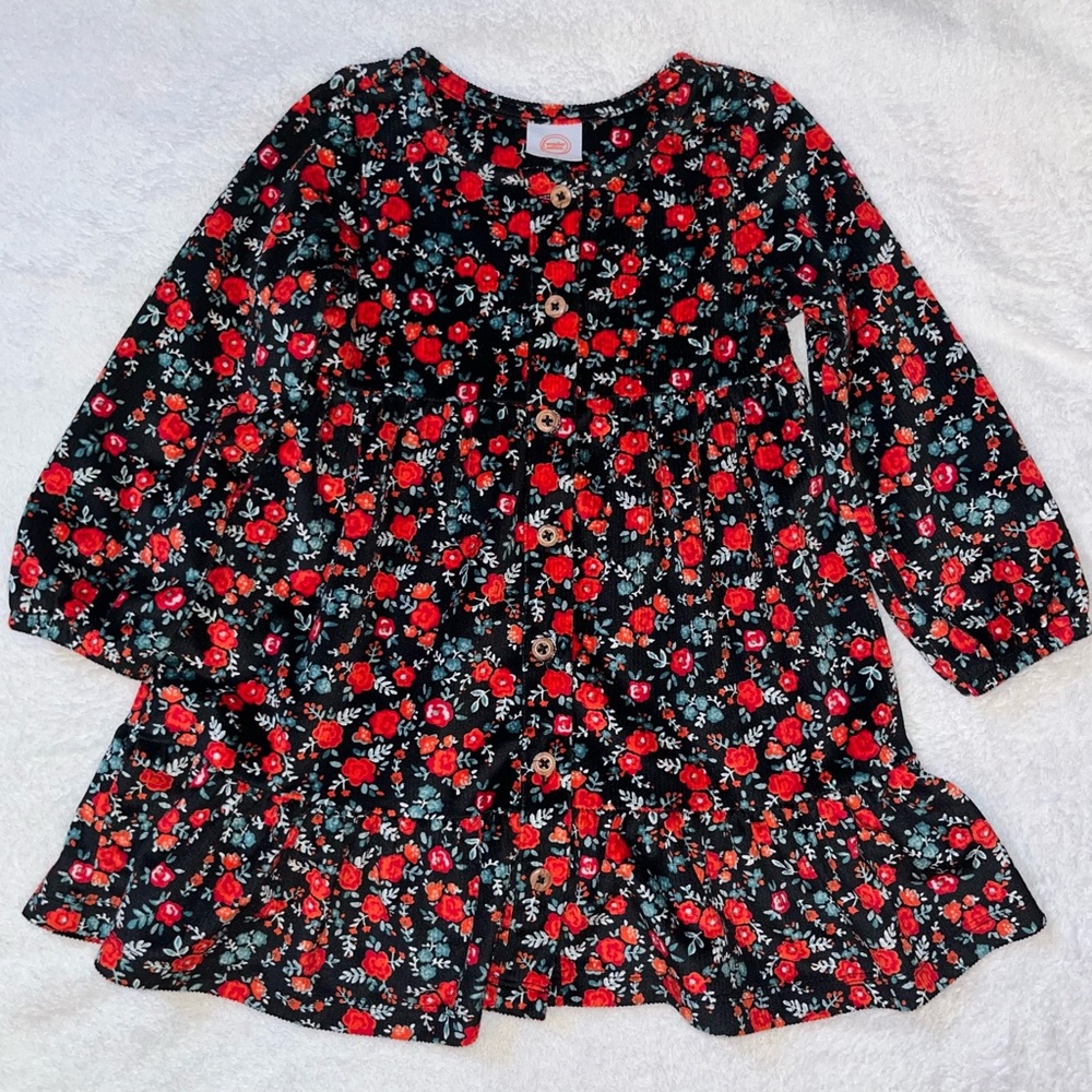 Toddler Girls Floral Dress